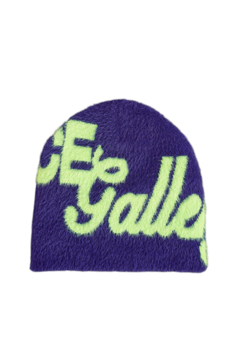 FICE Premium Mohair Beanie - Navy/Green