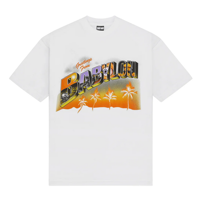 Babylon Greetings From Babylon T-Shirt - White