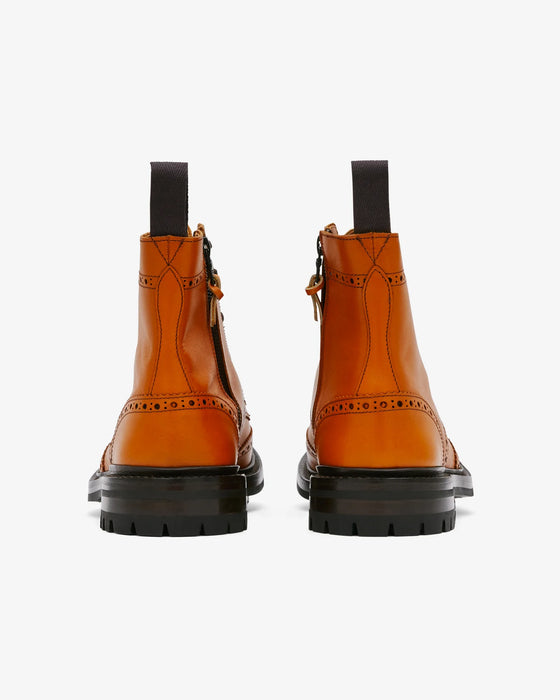 COMME des GARÇONS HOMME x Tricker's Smooth Brogue Boot - Acorn