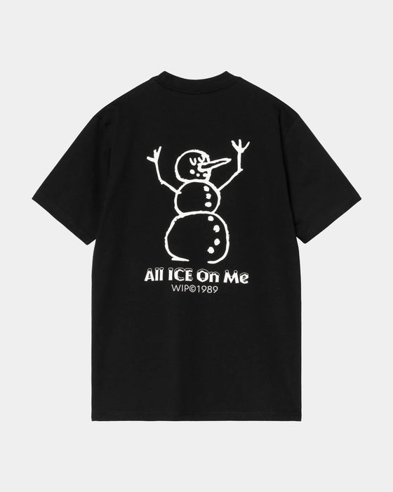 Men's Carhartt WIP Ice T-Shirt - Black