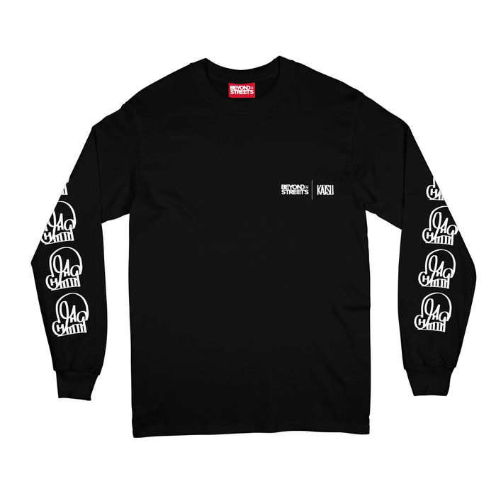 KATSU "Skulls" Long Sleeve T-Shirt - Black