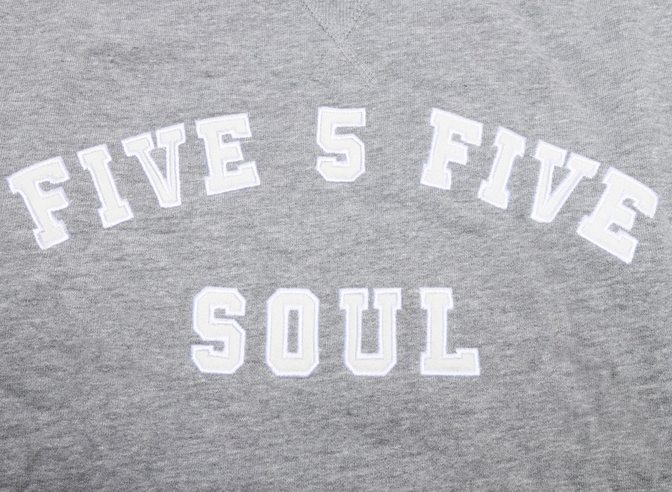 555 Soul Essex L/S Crewneck Sweatshirt - Heather Grey