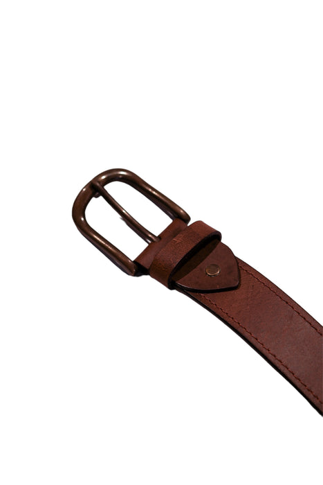 FICE Rough Rider Genuine Leather Belt - Tobacco