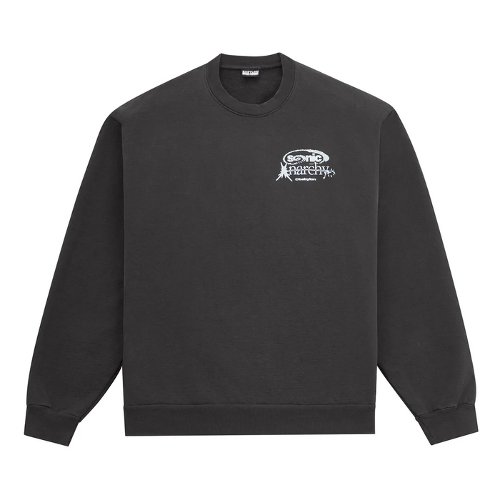 Babylon Sonic Anarchy Crewneck Sweatshirt - Washed Black