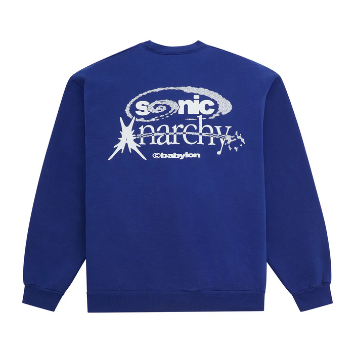 Babylon Sonic Anarchy Crewneck Sweatshirt - Cobalt Blue