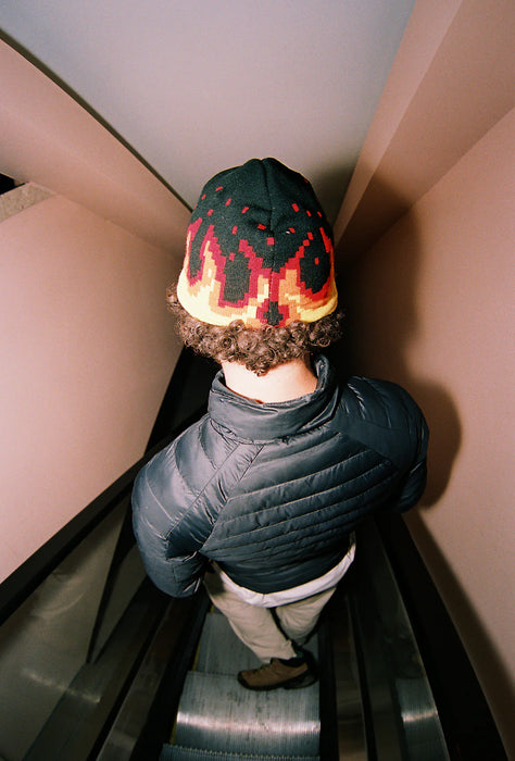 Corduroy Beanie - Digi Flames