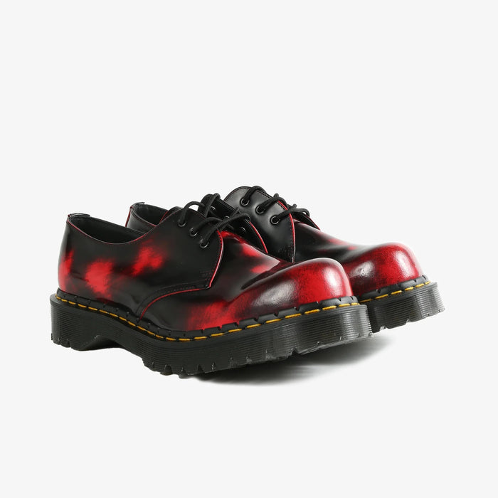 Dr. Martens 1461 Bex - Rub Off Lux Black/Burgundy